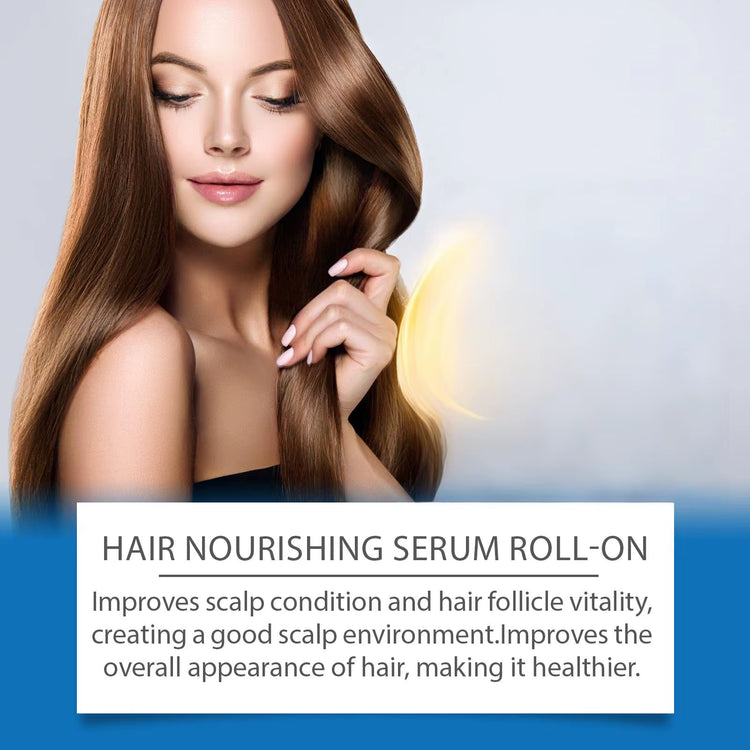 Rosemary Hair Nourishing Serum Roll-On Increase Hair Density Activate Hair Follicles Improve Scalp Health Hair Essence Care