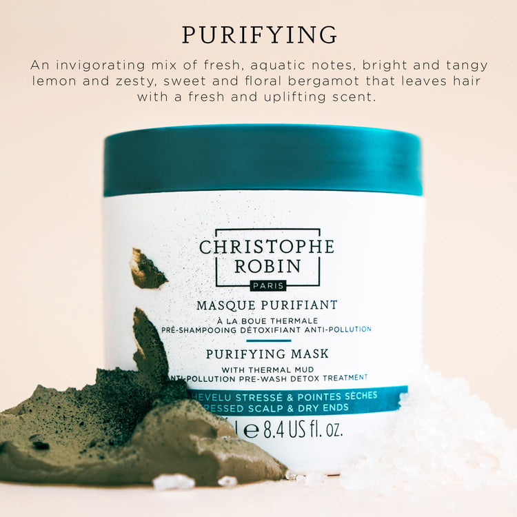 Christophe Robin Purifying Scalp Scrub with Sea Salt