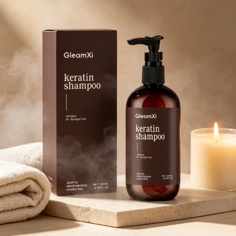 Keratin Shampoo Oil Control Silky Smoothing Hair anti Frizzy Refreshing Gentle Scalp Cleaner Tangle Free Hair Shampoo