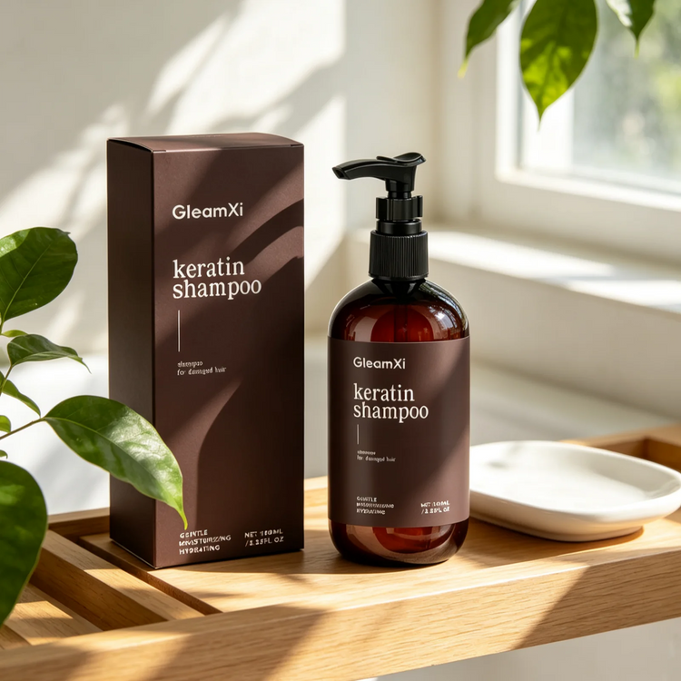 Keratin Shampoo Oil Control Silky Smoothing Hair anti Frizzy Refreshing Gentle Scalp Cleaner Tangle Free Hair Shampoo