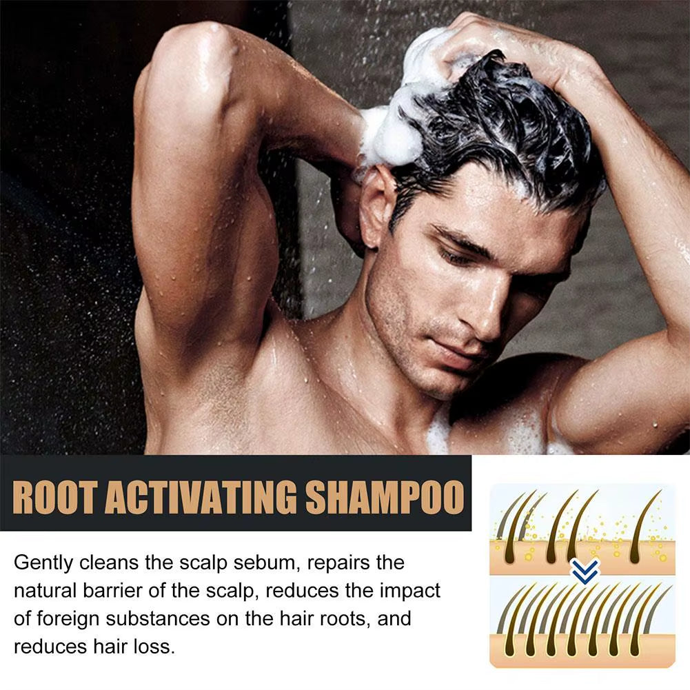 Hair Growth Shampoo for Hair Loss and Thinning Hair,Natural Hair Boost Shampoo for Men Women Nourish Straightening Damaged Hair
