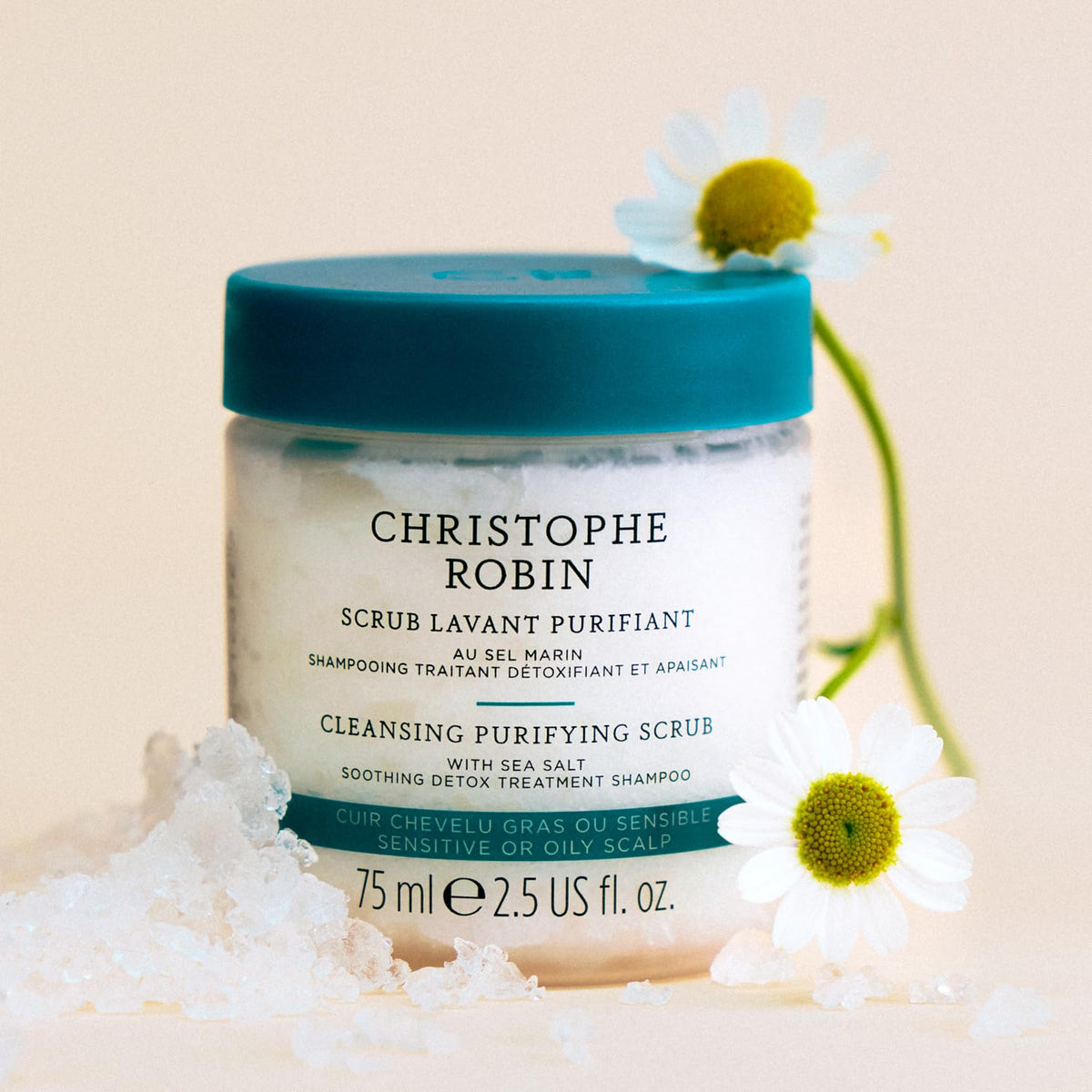 Christophe Robin Purifying Scalp Scrub with Sea Salt