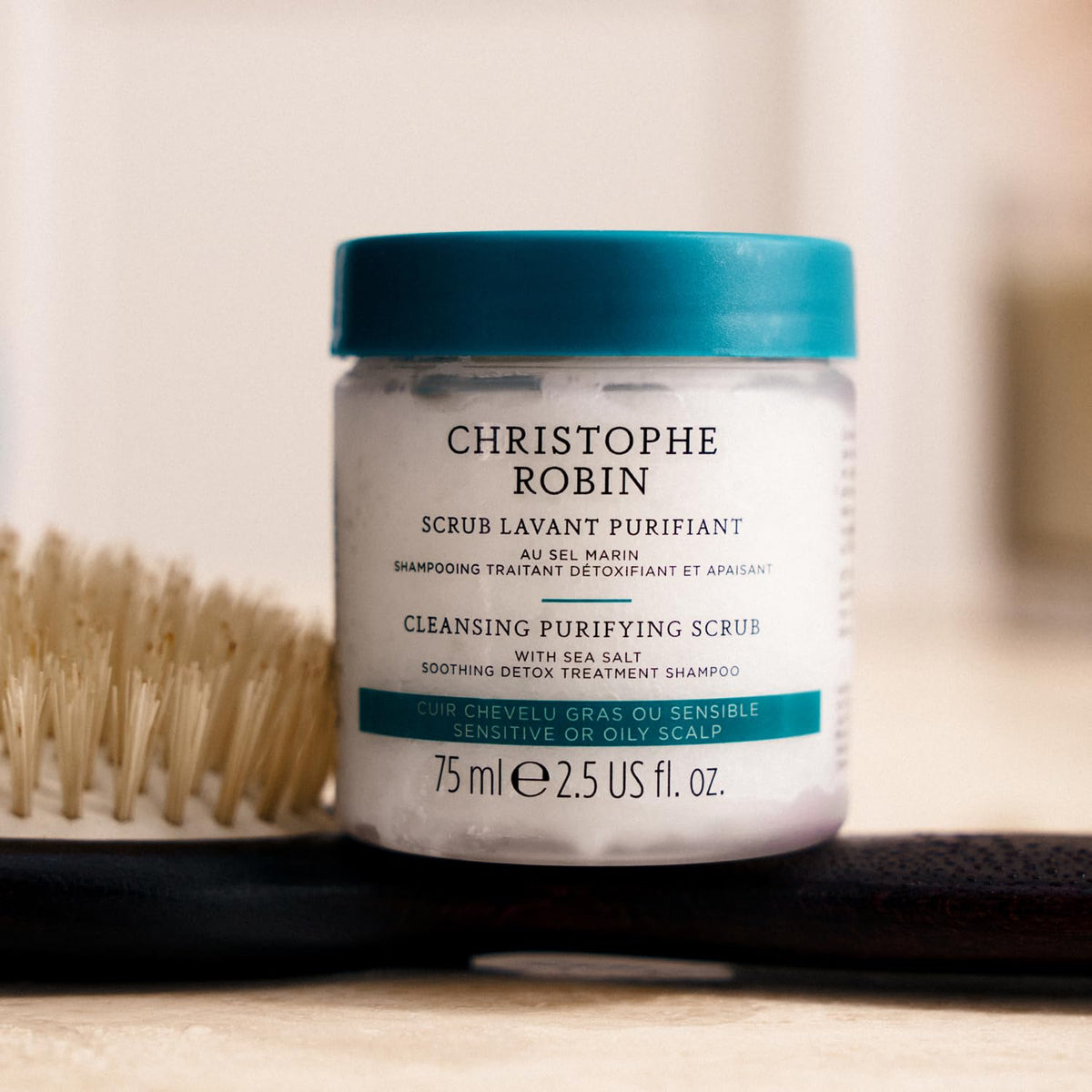 Christophe Robin Purifying Scalp Scrub with Sea Salt